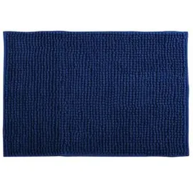 MSV Chenille 50 x 80 cm dunkelblau