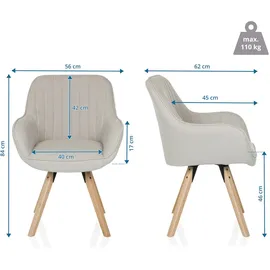 hjh living Dining Stuhl Scandi Soft 800207