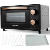 MINIBACKOFEN 10L SCHWARZ WIRTSCHAFTLICH FUNKTIONAL KOMPAKT ZUBEHÖR TIMER