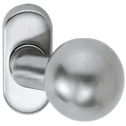 edi Profiltür-Knopf 2033/4010 Material Alu.F1 - 2033/4010/01