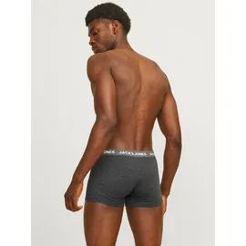 JACK & JONES JACSOLID Trunks blau/grau/schwarz/weiß XXL 12er Pack