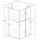 impex-bad Duschkabine NORMA 120 x 80 x 195 cm inkl. Duschtasse - Transparent