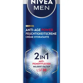 NIVEA MEN Anti-Age 2in1 Power Feuchtigkeitscreme LSF30 Gesichtscreme 50 ml