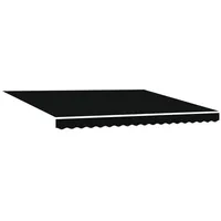 VidaXL Automatische einziehbare Markise Schwarz 400x300 cm