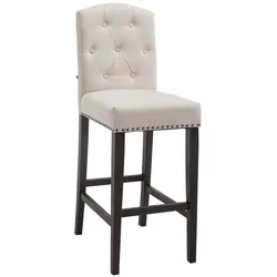 CLP Barhocker Louise Stoff antik/creme
