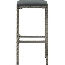 vidaXL Gartenbar-Set 5-tlg. Grau