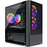 STGsivir Gaming PC, Radeon RX 5700 8G GDDR6, Intel Core i5 3.6GHz-16G DDR4 RAM, 512G SSD, 600 M WLAN, BT 5.0, RGB Lüfter x 3, W10H64, Gamer PC Computer Desktop Rechner