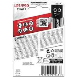 ENERGIZER Spezialbatterie / Alkali Mangan E90 E300803302 2er