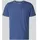 Superdry T-Shirt aus Baumwoll-Leinen-Mix mit Brusttasche, Blau, S