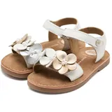 Gioseppo Jungen Mädchen Peeksville Flache Sandale, weiß, 27 EU