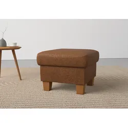 Stauraumhocker HOME AFFAIRE "Caldera", braun (haselnuss), B:58cm H:48cm T:58cm, 100% Polyester, Hocker, Stauraum, auch in Easy Care-Bezug für einfaches Reinigen mit Wasser