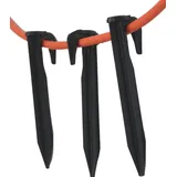 genisys Haken Nägel bis 5,5 mm Kabel kompatibel für Landxcape Lx ® Mähroboter Befestigungs Heringe Erdanker - verstärkter Hq Abs Stück: 1000