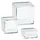 Mambocat Utensilienbox Safira 6 x 6 x 3 cm 4-tlg. weiß