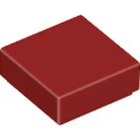 25 Stück LEGO Teil Nr. 3070 in Dunkelrot (Dark Red)