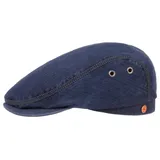 Mayser Flat Cap (1-St) Flatcap mit Schirm, Made in the EU blau 63 cm