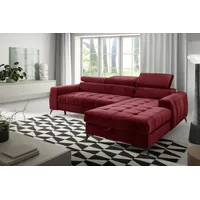 Fun Möbel Ecksofa Schlafsofa Sofa AGNESA XS Stoff Salvador