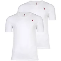 U.S. Polo Assn. Herren 2er Pack Bequem sitzend WEISS|WEISS