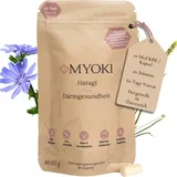 MYOKI Haragi – Darmkur mit Probiotika, Präbiotika & Flohsamenschalen – 60 vegane Kapseln für 2 Monate – Darmflora aufbauen & Darmgesundheit unterstützen