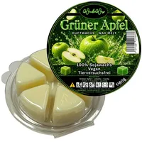 WonderWax Duftwachs WonderWax® Duftwachs Kreis 6 pcs (Grüner Apfel), Duftrichtung: Grüner Apfel grün