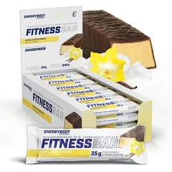 Fitness Bar Vanille, Energieriegel, Kohlenhydrate, Eiweiß & Vitamine, 24 x 35 g One Size