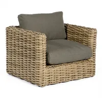 SonnenPartner - Loungesessel Sands Aluminium mit Polyrattan Light Oaks Lounge-Sessel