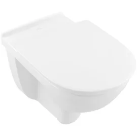 Villeroy & Boch Vicare Wand-WC mit WC-Sitz Weiß spülrandlos