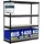 CLP Lagerregal 160x60x180 cm schwarz