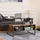 Homcom Couchtisch mit Höhenverstellbarer Platte Spanplatte Braun 100 x 60 x 44cm