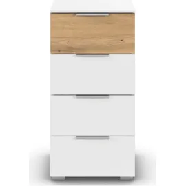OTTO home Highboard 40 x 81 cm Weiß / Eiche