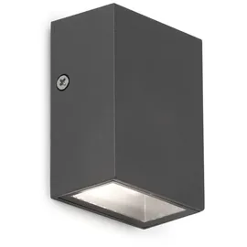 FARO LED Wandleuchte Aluminium 8,5 cm spritzwassergeschützt 4W dunkelgrau