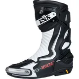 IXS RS-1000 Motorradstiefel schwarz-weiss, Größe 48