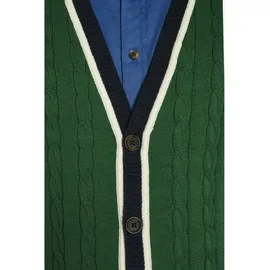 Charles Colby Strickweste DUKE THALEN Dunkelgrün XL