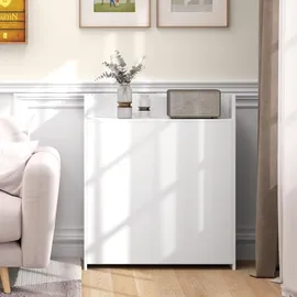 Homcom Küchentisch 78,5 x 91 x 90 cm weiß