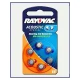 6 Stück Rayovac Acoustic Hörgerätebatterie 13