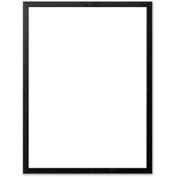 The Poster Club - Bilderrahmen Eiche schwarz, Echtglas, 30 x 40 cm