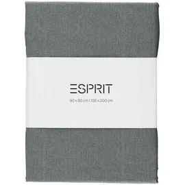 Esprit Renforcé, Anthrazit | Gr.: 135x200 cm Oeko-Tex® Standard 100, Schlaftextilien, Bettwäsche Bettwäsche