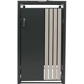 MCW Mülltonnenverkleidung O67 122 x 68 x 84 cm anthrazit
