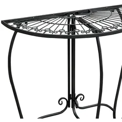 Wandtisch Beistelltisch Gartentisch Balkontisch halbrund klappbar