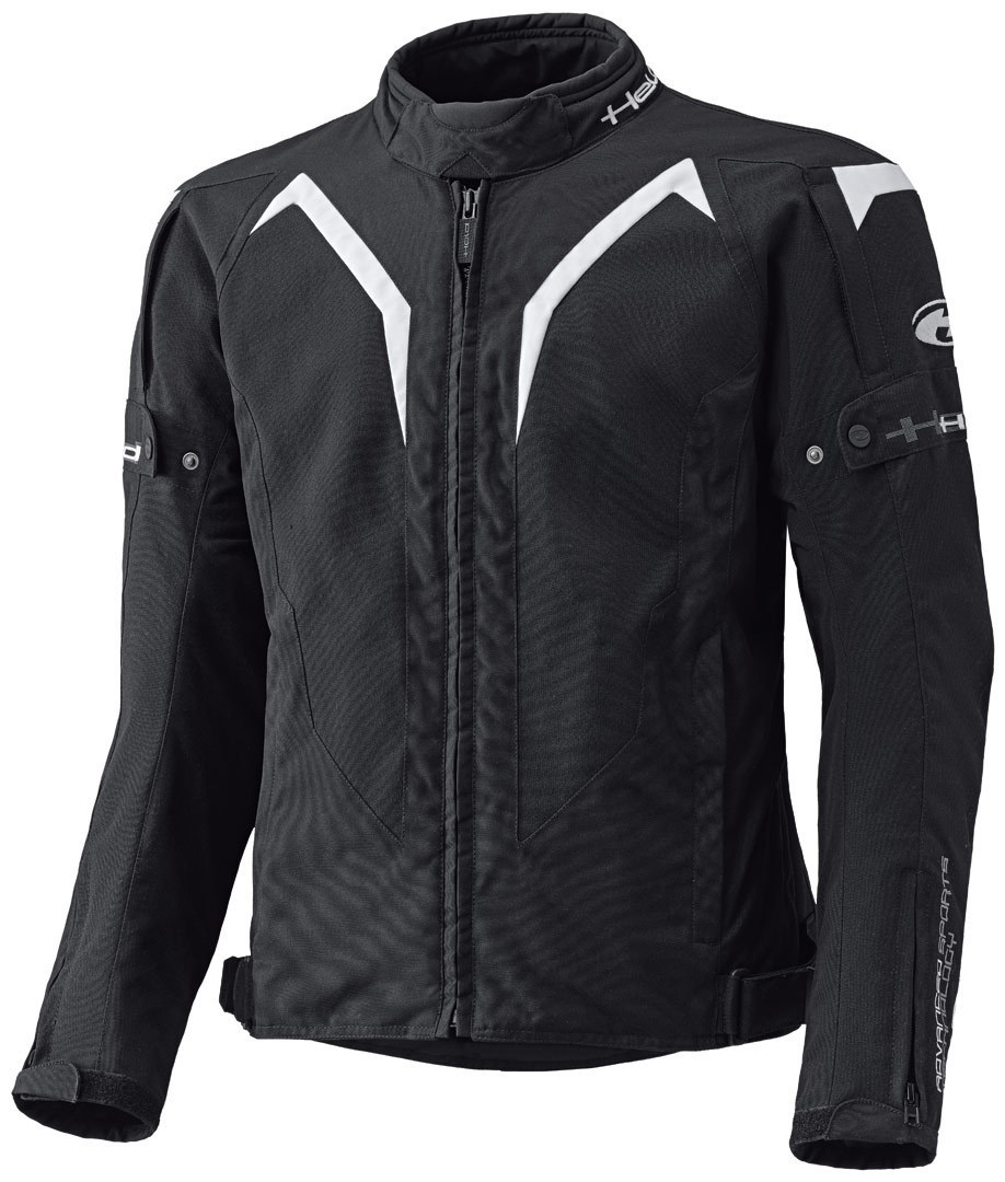 Held Zelda Motorfiets textiel jas, zwart-wit, 3XL Voorman