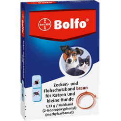 Bolfo Flohschutzband braun f.kleine Hunde/Katzen 1 St