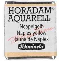 Schmincke – HORADAM® AQUARELL - feinste Künstler-Aquarellfarben, 229 Neapelgelb, 14 229 044, 1/2 Näpfchen