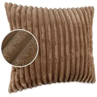 Kisska Dekokissen Kissenbezug Sofakissen Pillow Plüsch Kuschelkissen Zierkissen Cord