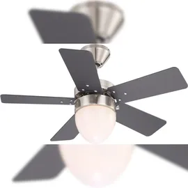 GLOBO Marva 76 cm Deckenventilator Silber