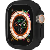 botomall Kompatibel mit Apple Watch Hülle Ultra 2 / Ultra 49 mm, weich, flexibel, TPU, dünn, leicht, schützender Bumper für iWatch [kein Bildschirm] – Schwarz