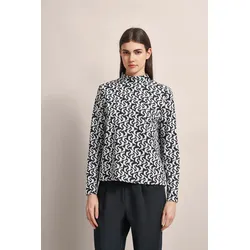 bugatti Langarmshirt, mit grafischen Mustern bugatti schwarz S