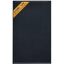 EnjoySolar Bifaziales PERC Monokristallines Solarmodul 210 W