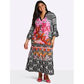sheego Kleid Etuikleid Mehrfarbig 48