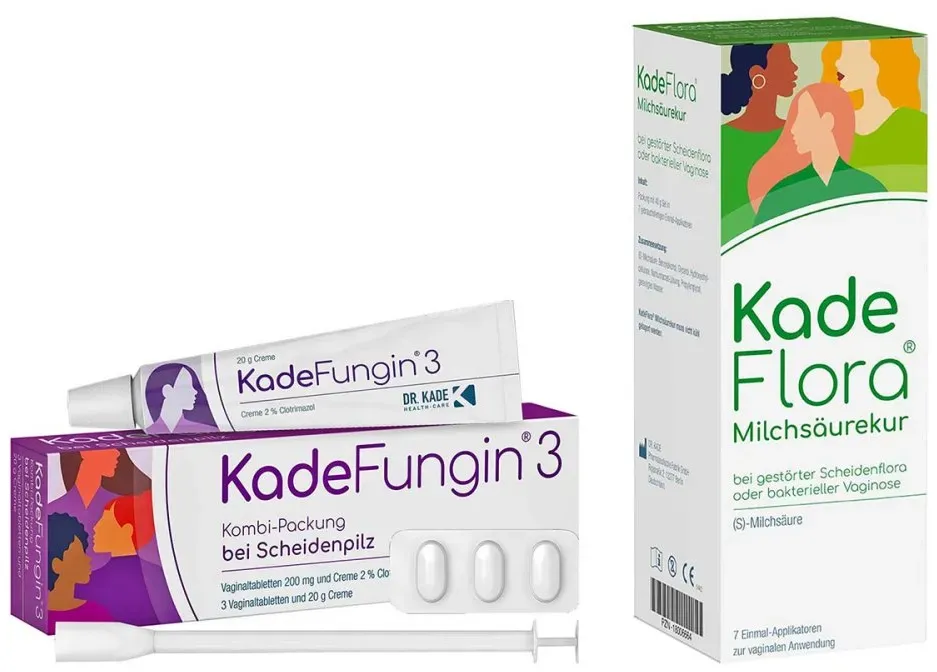 Kadefungin 3 + Kadeflora Milchsäurekur