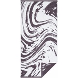 Egeria Badetuch »Marble«, (1 St.), graphisches Muster, 100% Baumwolle, grau