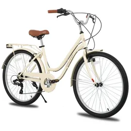 HH HILAND Cruiser Bike 26 Zoll RH 0 cm Unisex beige